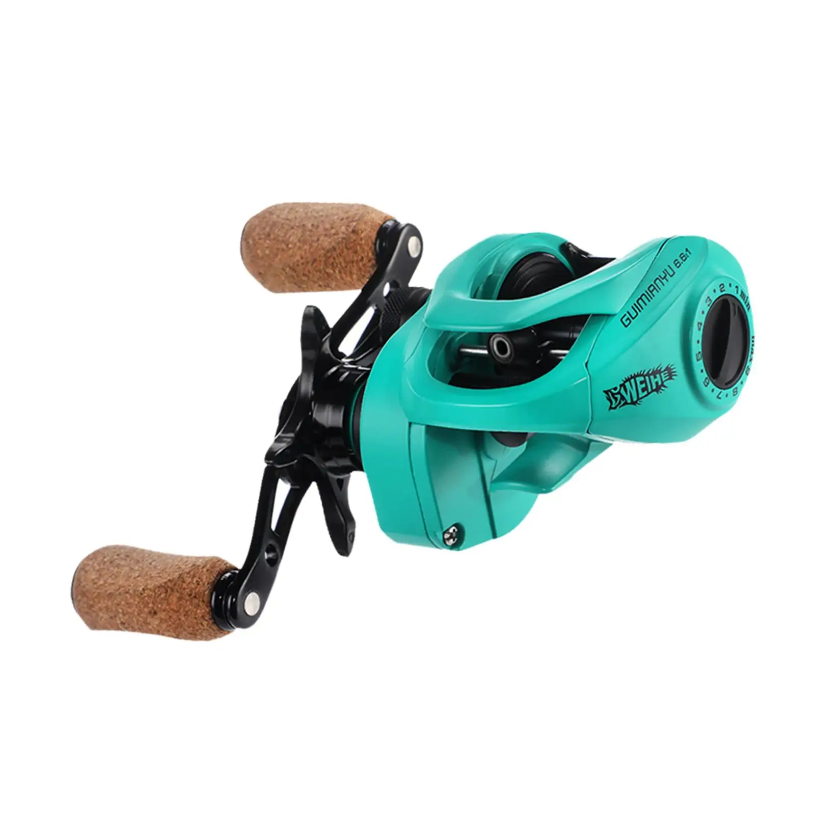 ベイトキャスティング釣りリール-66-1-磁気ブレーキシステム-9-1bb-キャスティングリール