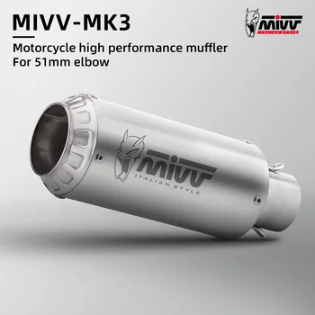 51mm motorcycle Mivv MK3 exhaust muffler pipe modified exhaust pipe