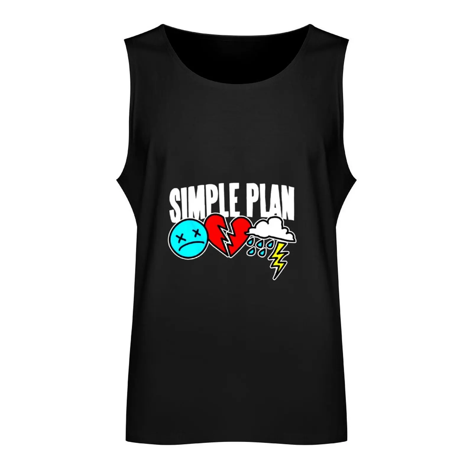 Best Simple plan band logo,genre rock favorite Tank Top summer 2024 gym shirt men