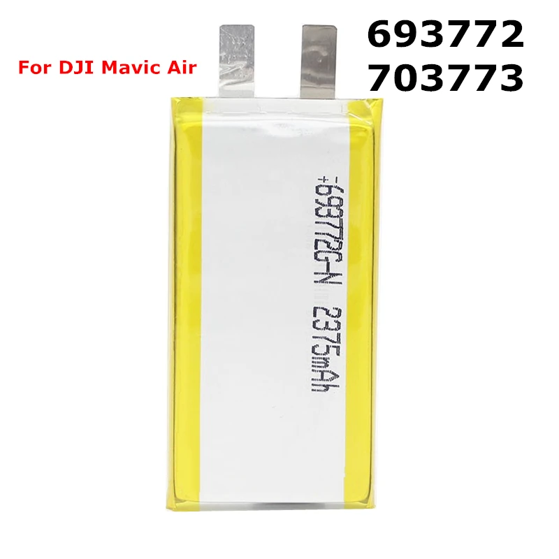 1-3pcs New 3.85V 2375mAh 693772 703773 Li-Polymer Replacement Flight Cell Battery for DJI Mavic Air Drone