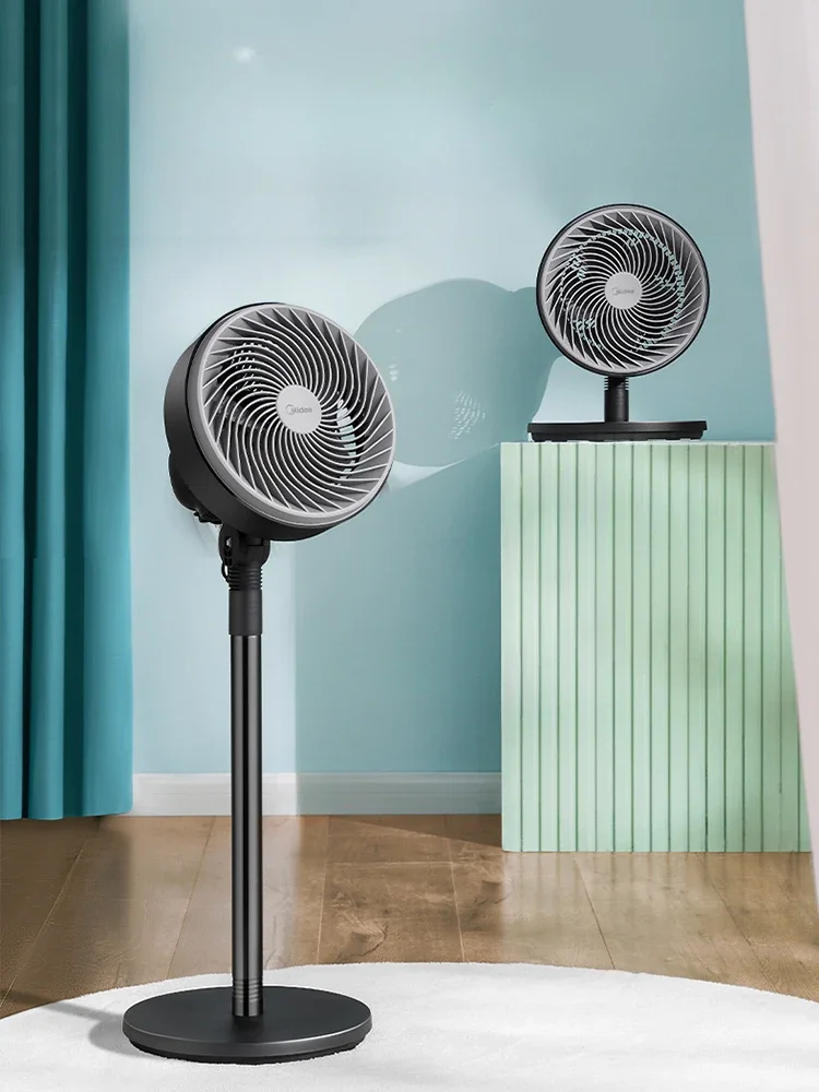 For Midea Air Circulation Fan Home Energy-saving Shaking Head Vertical Wind Floor Fans  Bladeless Fan