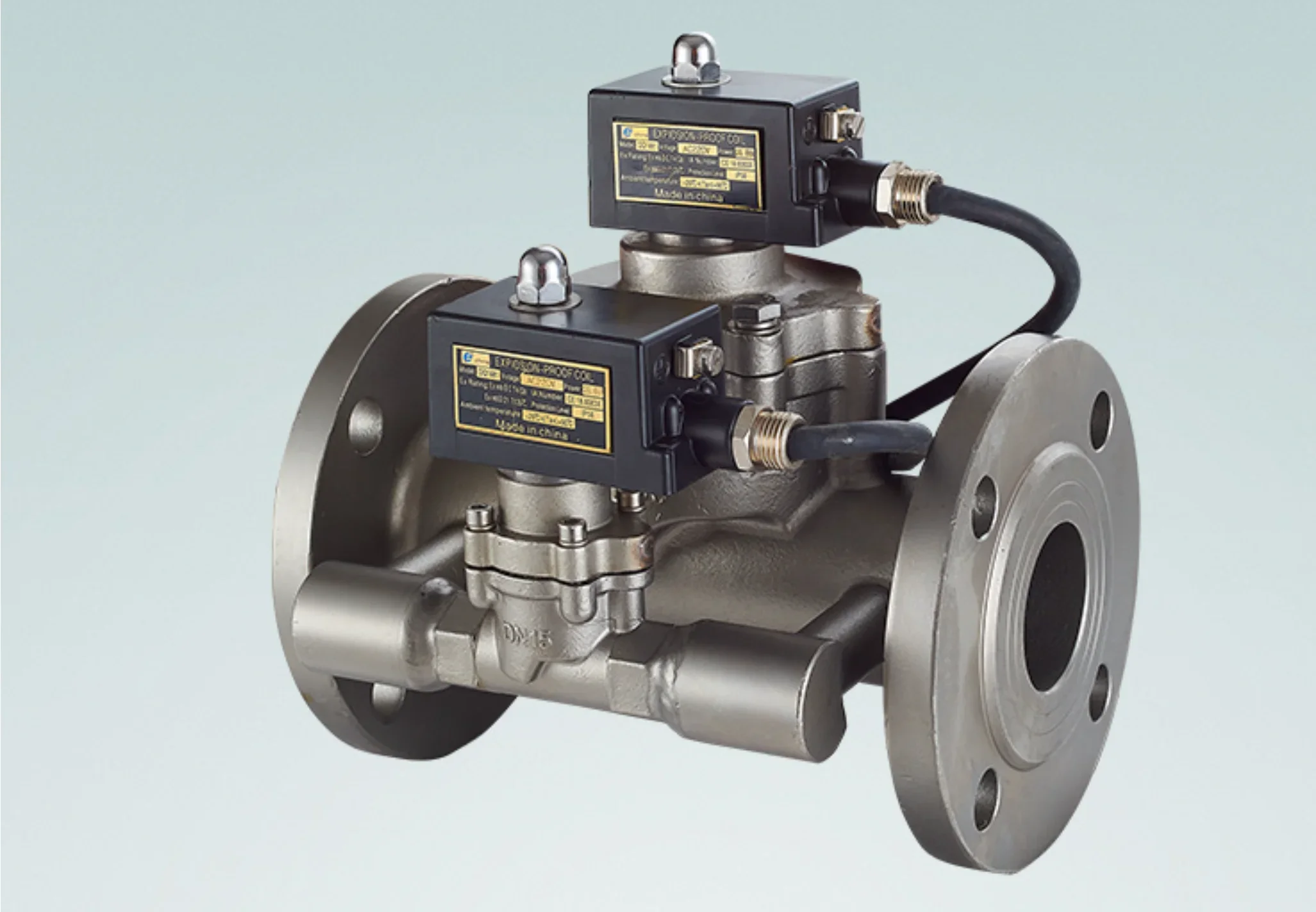 Diesel-Durchflussmesser Teile Magnetventil SV-50/80 Edelstahl Dual Flow Kolben Magnetventil