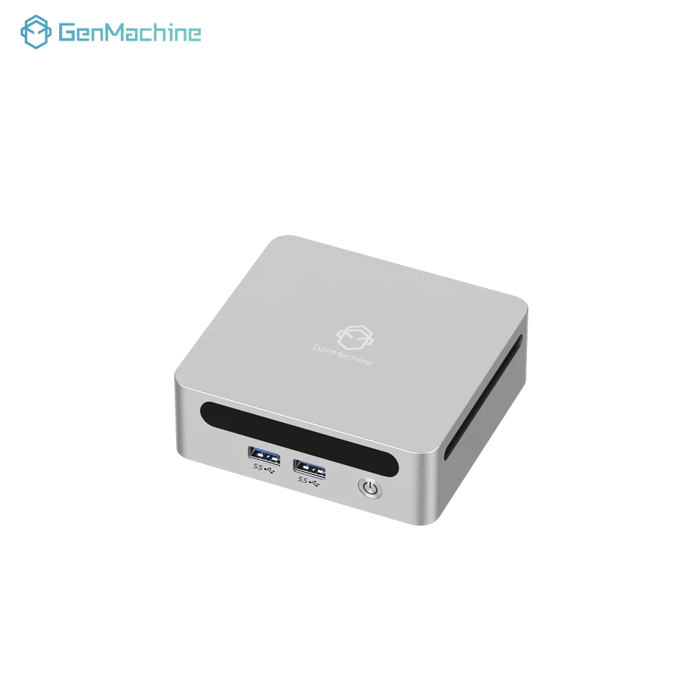 6 Core 12 Filettatura 4.0GHz 15W Dual HDMI LAN WIFI6 Ufficio DDR4 NVMe Computer GenMachine Mini PC Computer da gioco AMD Ryzen 5 5500U
