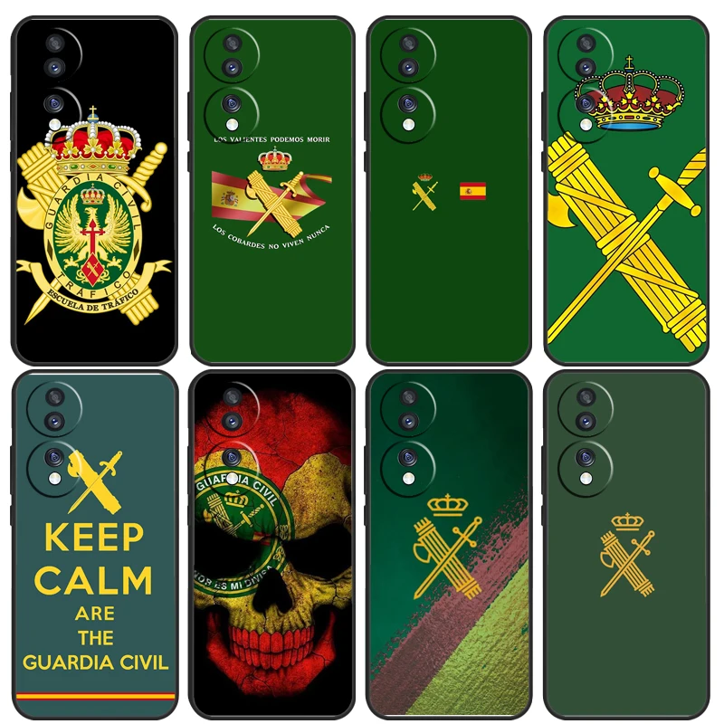 Spanish Guard Civil Emblem Case For Huawei P20 P50 Pro P40 P30 Lite P Smart Z Nova 5T Cover For Honor 70 50 X7 X8 X9