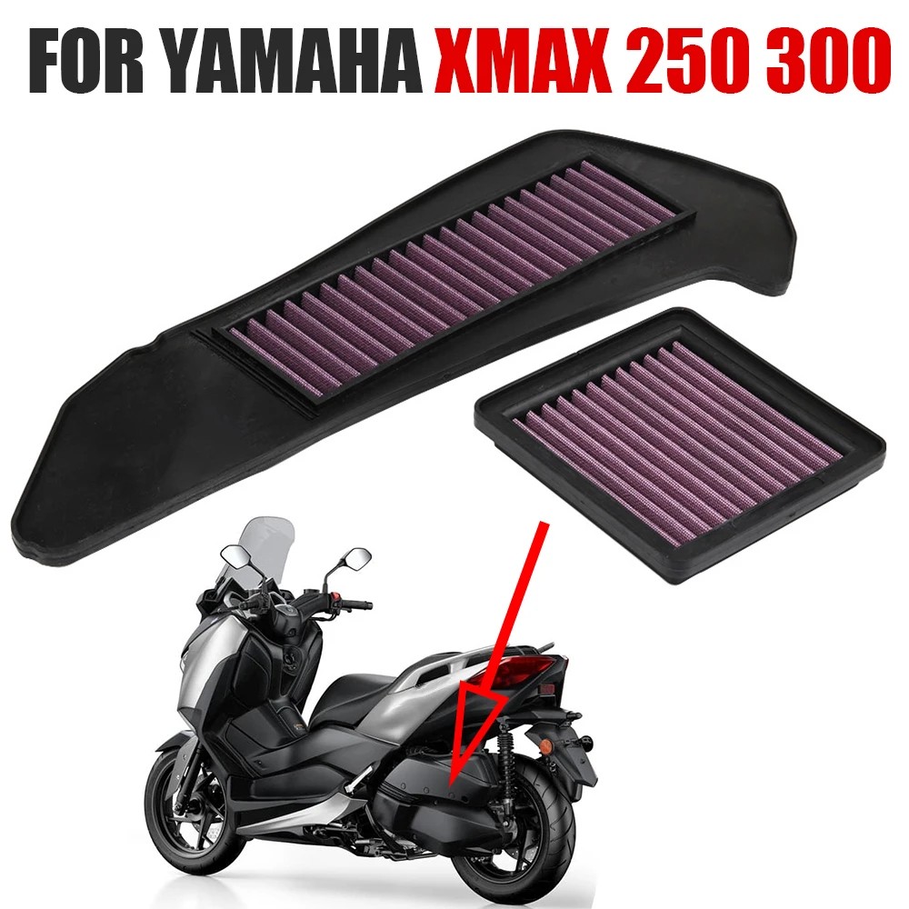 For  XMAX300 XMAX250 XMAX 300 X-MAX 250 Motorcycle Accessories Air Filter Intake Cleaner Air  Cleaner Engine Parts