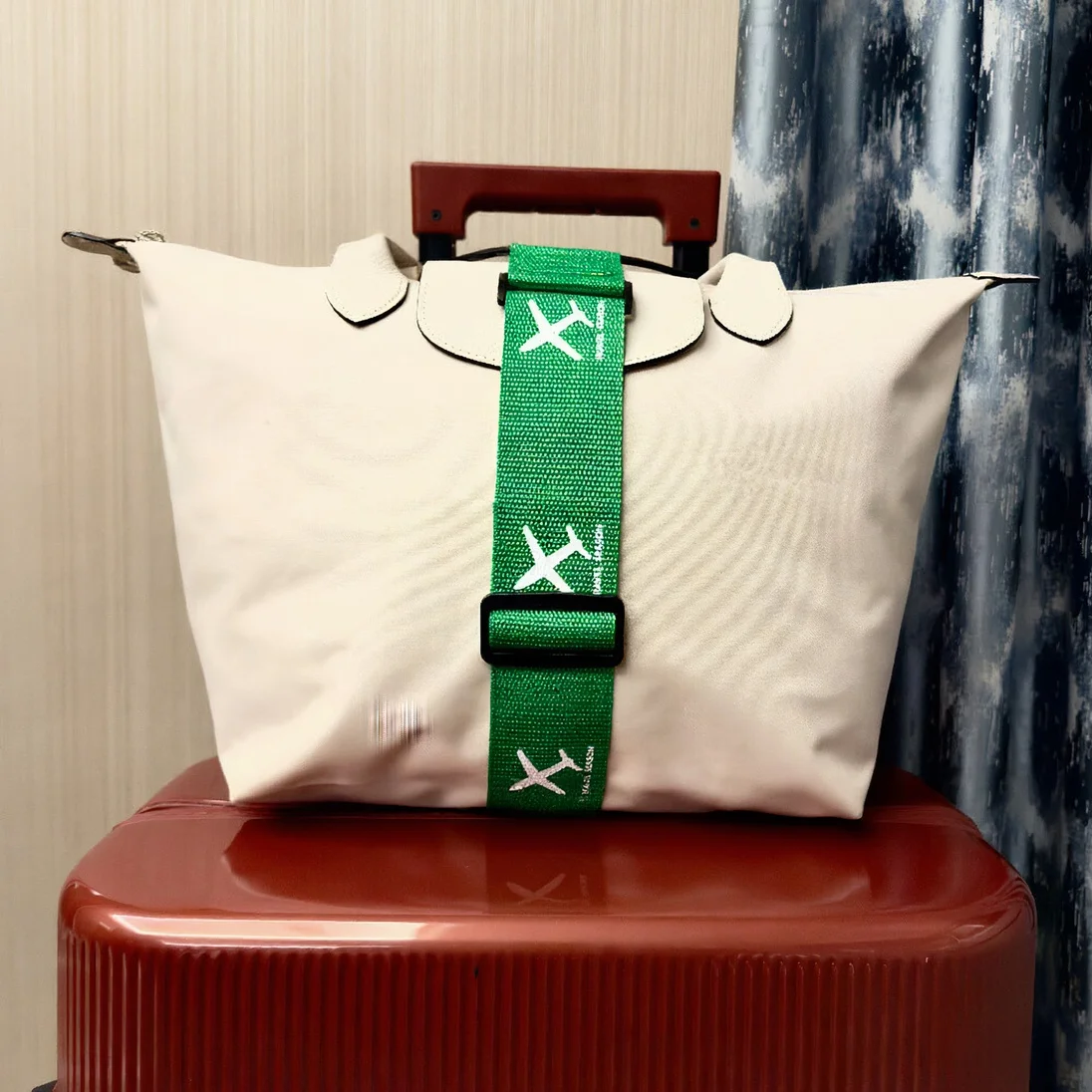 Flugzeugmuster Gepäckgurte Taschen-Bungee-Gurte Verstellbare Kofferriemen, Reisekoffer Elastische Gurte Gepäckzubehör – Detail 7