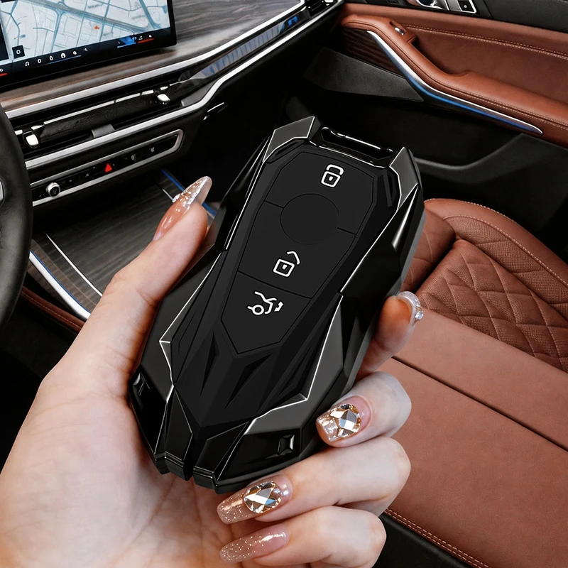 For Mercedes Benz E C S GLC Class E200 E400 E63 W213 S550 S560 C260 A200 S450L S500L Car Key Case Protector Easy Installation