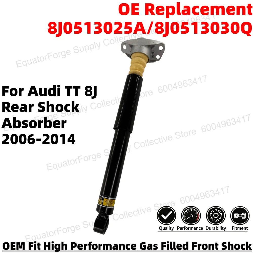

Comfortable Direct Fit High Stability Premium Reliable Rear Shock Absorber for Audi TT 8J OE Number 8J0513025A/8J0513030Q