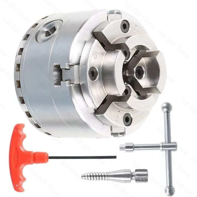 KP96 Woodworking Chuck 5 Inch KP125 Four Jaw Self-Centering M33 Thread 4 Inch 100 Wood Lathe Chuck