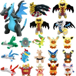 New Pokemon Stuffed Plush Doll Toy Charizard X Giratina Latias Gholdengo Darmanitan Eevee Bellibolt Flygon Kid's Birthday Gift
