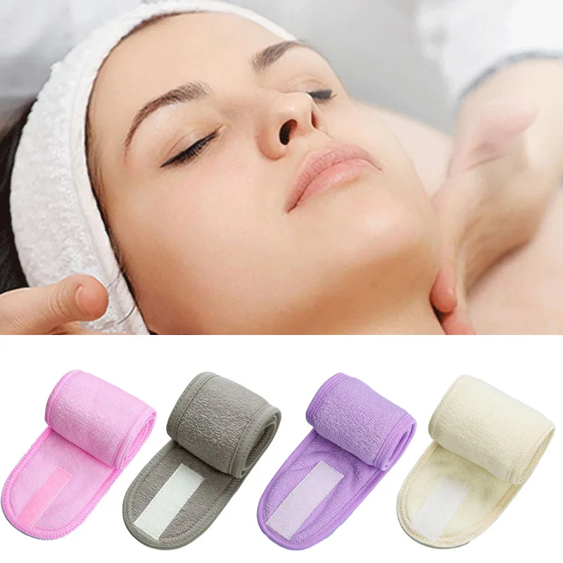 Diadema ajustable para maquillaje y cuidado facial (1-4 unidades) – Accesorios para el cabello FD05