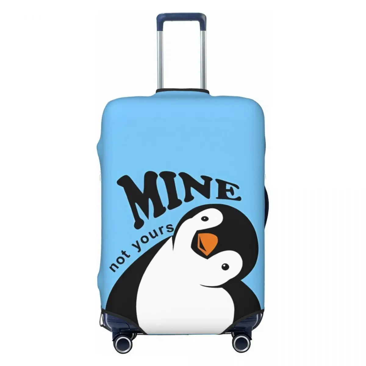 Penguin Bird Suitcase Cover Animal Cartoon Funny Holiday Travel Practical Luggage Supplies Protector