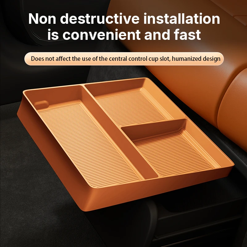 ل Xiaomi Yu7 2025 2026 تحت مقعد صندوق تخزين حقيبة اكسسوارات السيارات درج نوع المنظم تخزين علبة الصندوق السفلي