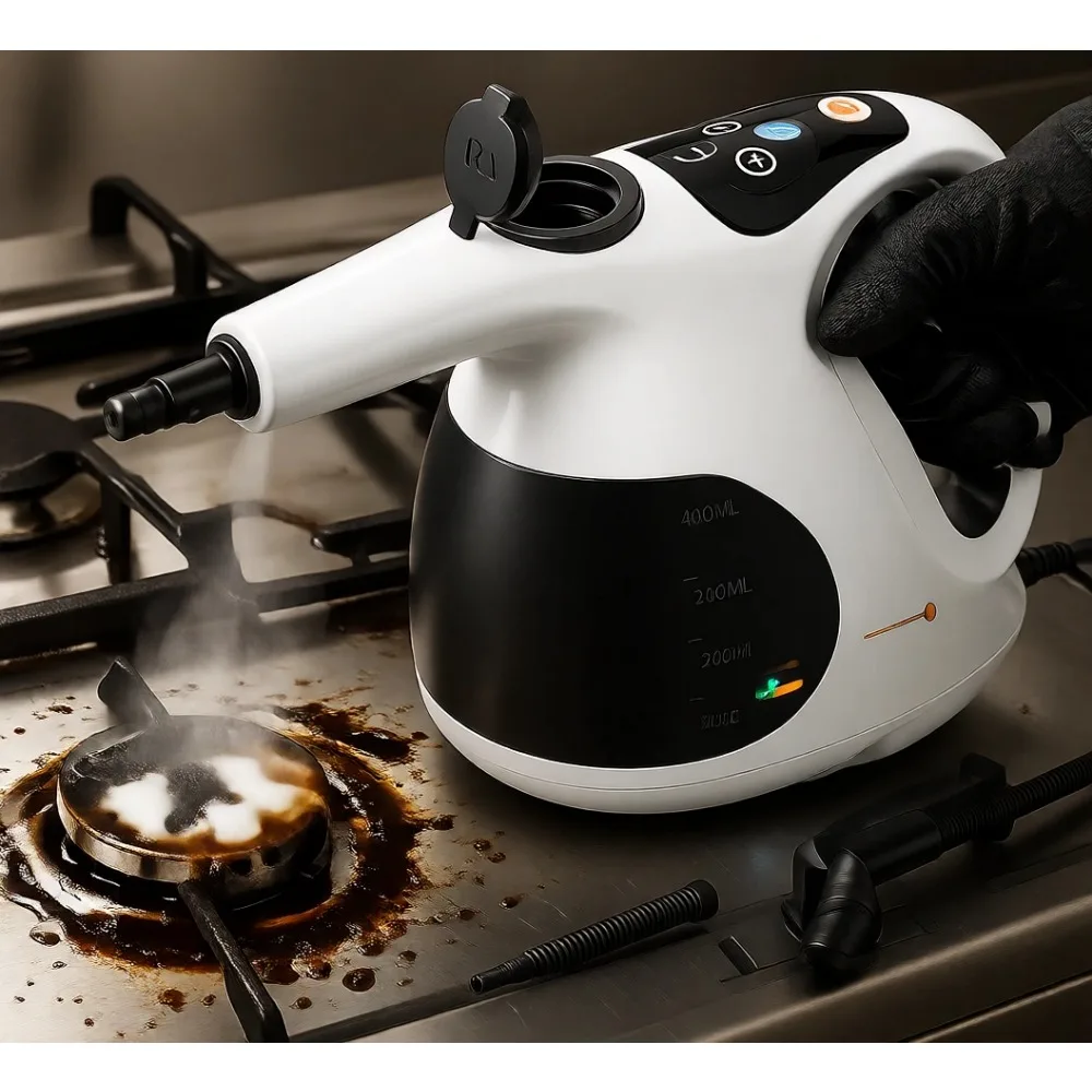 

Портативный пароочиститель для дома: быстрый нагрев за 3 секунды, легкий, многоразовый, для очистки швов, мебели, кухни