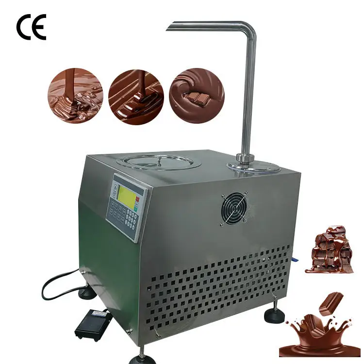 Ultra high expectations 1200W Tempering Machine Small Hot Chocolate Dispenser Drinking Machine Full Automatic Chocolate Melting