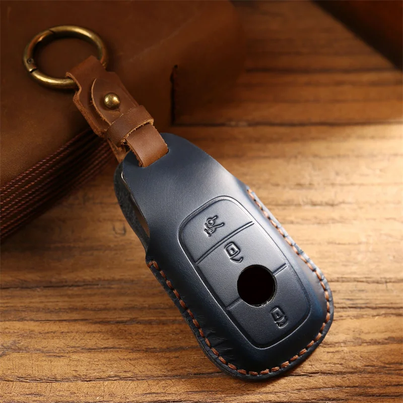 Car Key Fob Case Cover Protector For Mercedes Benz E C G M R S Class W204 W212 W176 GLC CLA GLA AMG Car Accessories Keychain