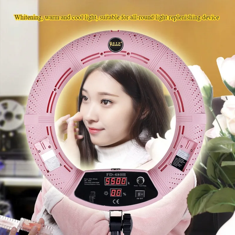 

Portable 18" LED Fill Light for Selfies & Beauty Shots