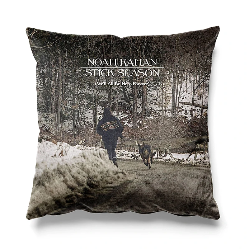 Aertemisi 18'' x 18''  Noah Kahan Square Throw Pillow Cushion Covers Cases Pillowcases for Sofa 45cm x 45cm