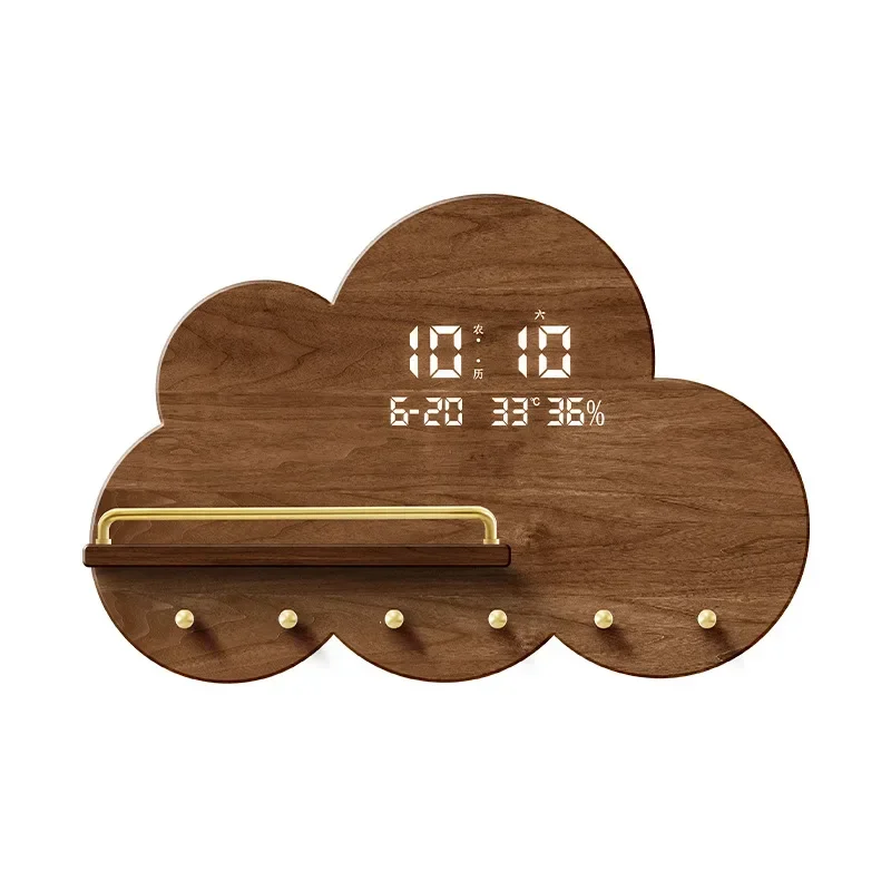 Entry entrance clothes hanging creative wall decoration