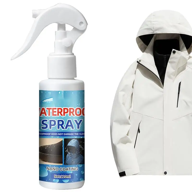 Spray per scarpe protettore 120ml Pioggia e macchia Spray per scarpe impermeabile Tessuto Scudo per l'acqua Spray impermeabilizzante per caccia Escursionismo