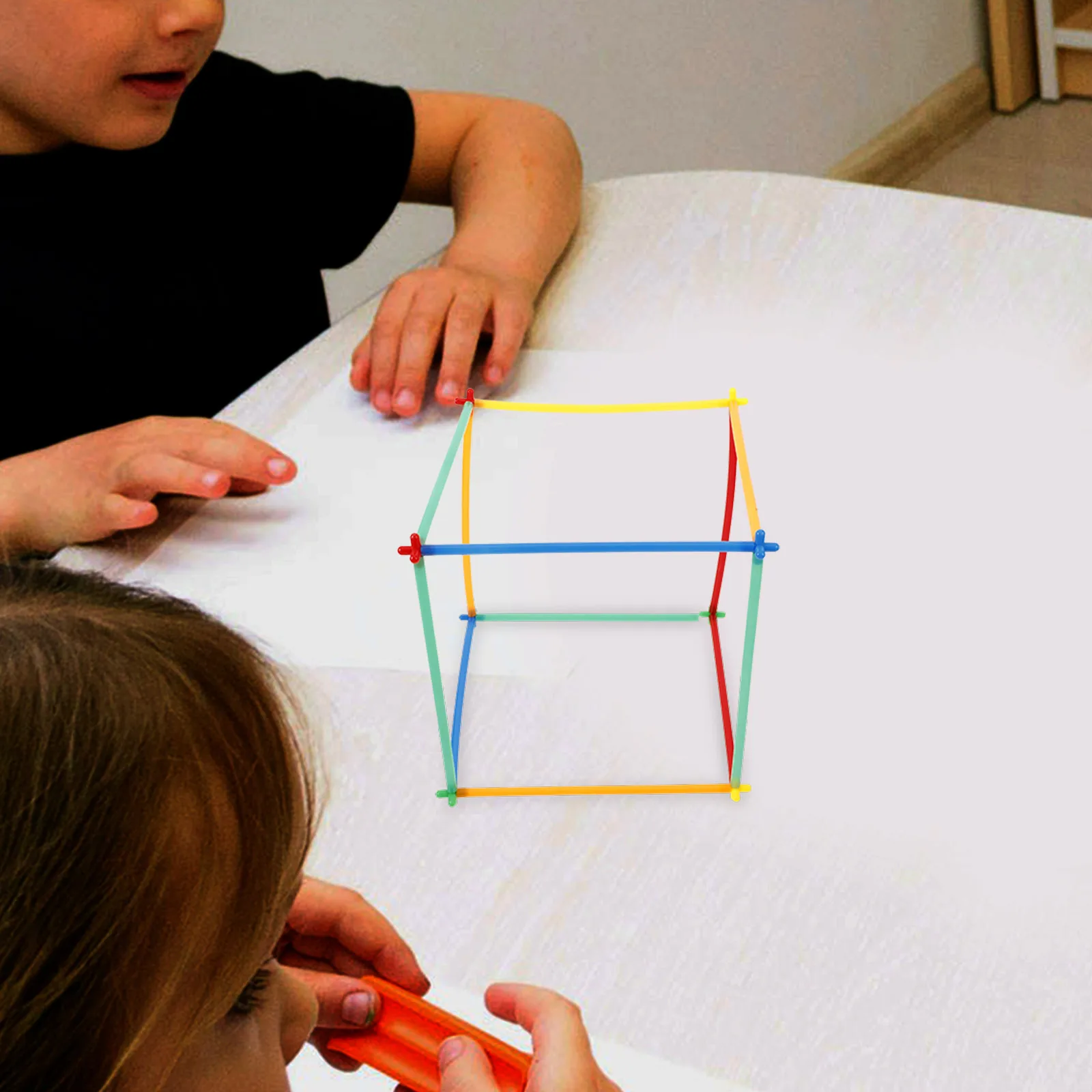 

1Set Children's Soft Connecting Tube Educational Play Imaginative Construction Building Kit Interlocking Tube Connectors