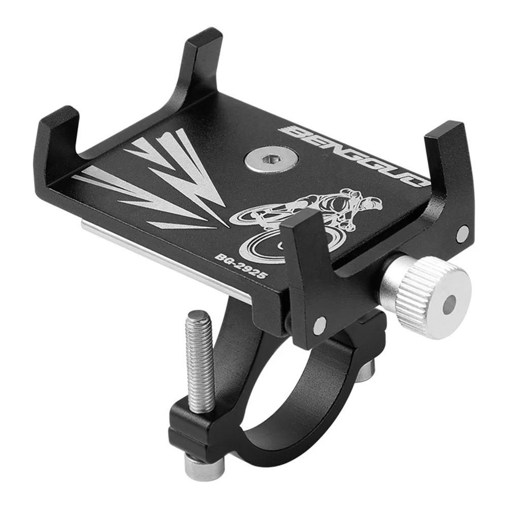 Bike Phone Mount 360°Rotation Base Aluminum Alloy Holder Quick Releasing For Bicycles 1.8-4.3cm Diameter Handlebar