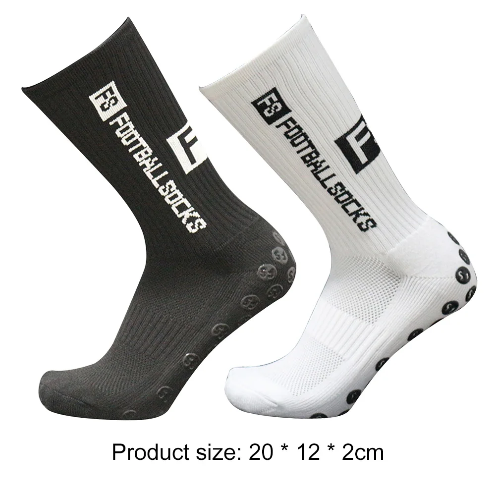 Sports Football Socks Men and Women Socks Anti-slip Soccer Socks Silicone Suction Basketball Grip Socks