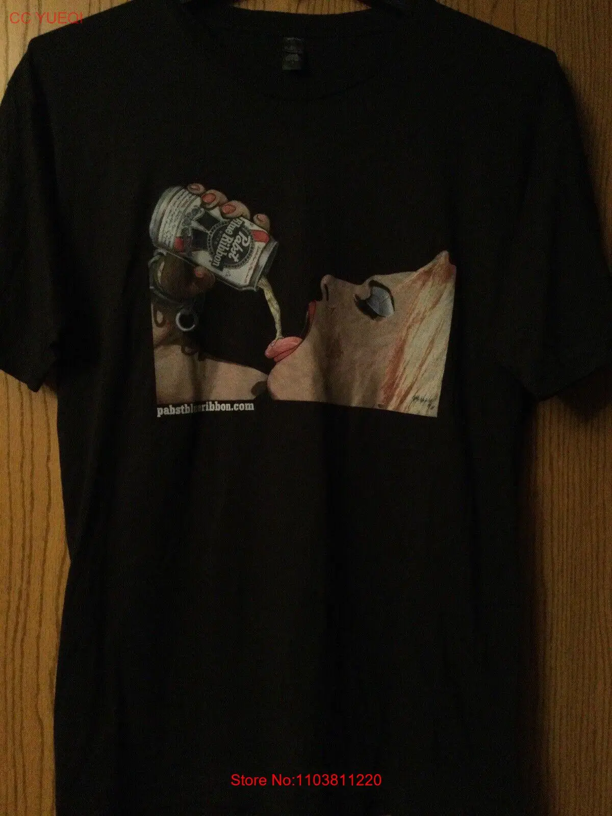 АТС, синяя лента, Женский АТС для напитков от Can, черная рубашка, L-тултекс