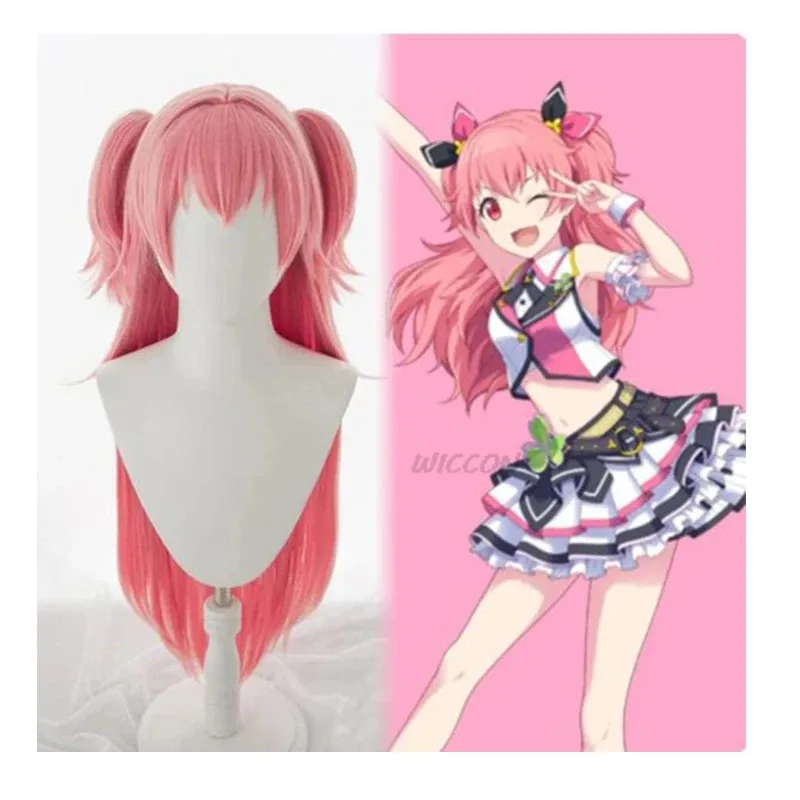 موموي إيري كوس هاناساتو مينوري أنيمي شعر مستعار تأثيري مشروع سيكاي الملونة المرحلة الفذ زي مينوري اليومية النساء الرجال بدلة حفلة الأدوار