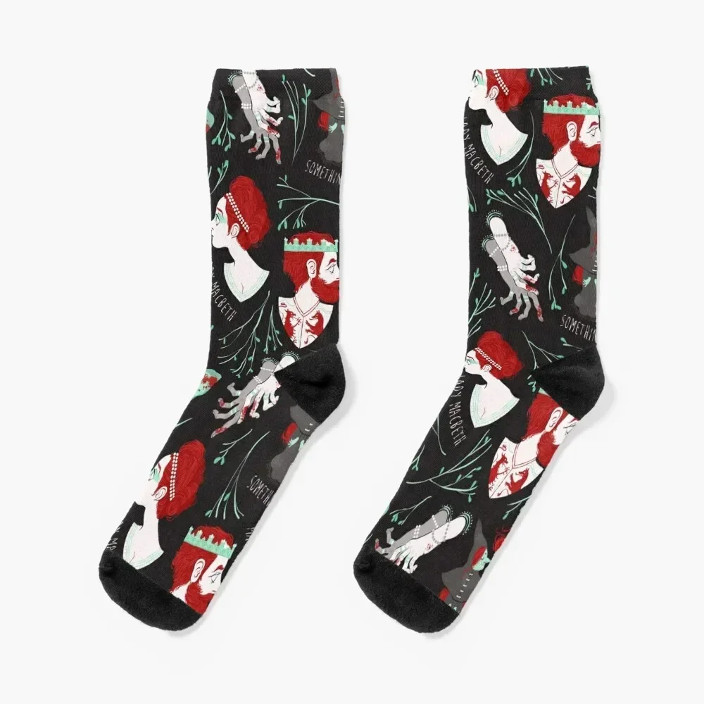 

Shakespearean pattern - Macbeth Socks loose Running Men Socks Luxury Brand Women's