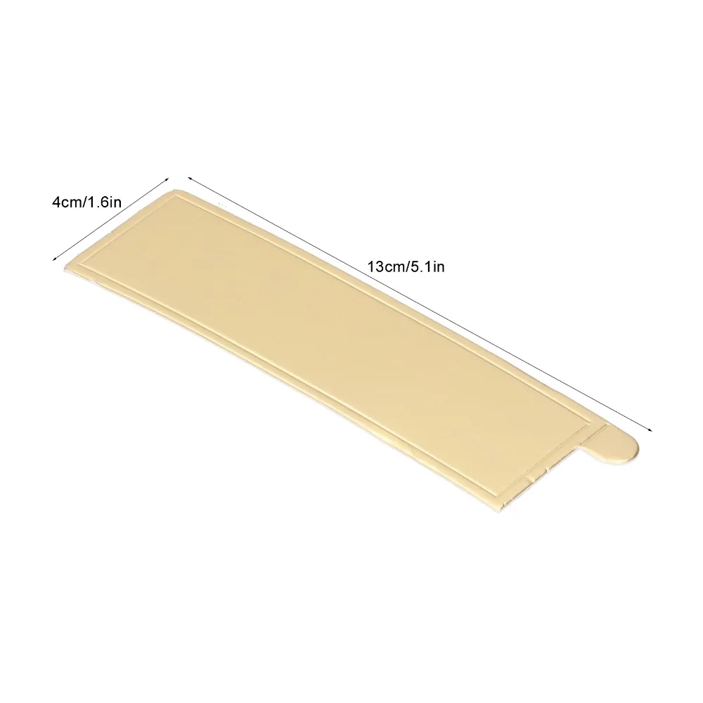 100pcs Durable Rectangle Mousse Cake Boards Food-Grade Handle Cupcake Base Coasters Cardboard Dessert Display Tray Cake view 6