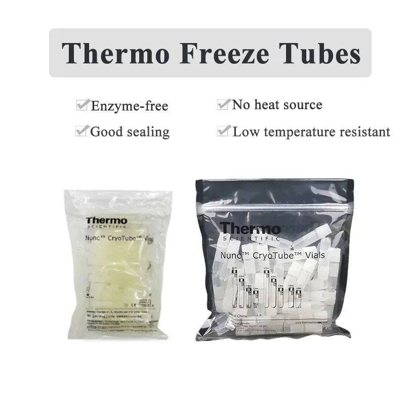 

Thermo NUNC 50 шт., 2,0 мл, стоячие трубки для морозильной камеры с внутренней внешней ячейкой, стерилизованная трубка для лиофилизации, криоконсервации