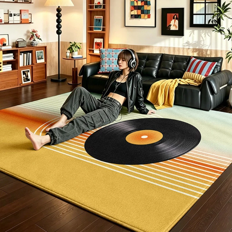 

Nordic Style Rugs for Bedroom Large Area Living Room Decoration Dopamine Carpet Washable Floor Mat Anti-slip Cloakroom Soft Rug