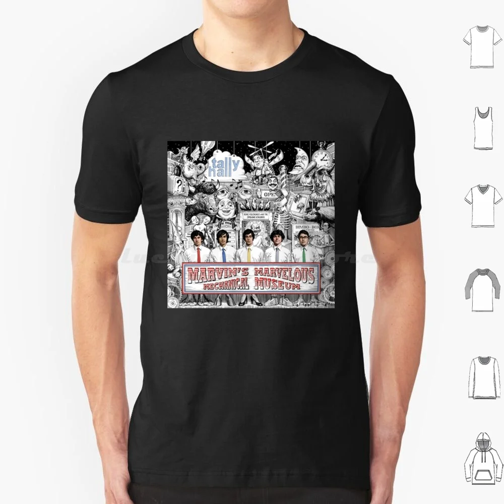 Marvin's Mechanical Museum-Tally Hall T Shirt 6xl Cotton Cool Tee Tally Hall Miracle Musical Joe Hawley Music Band Hall Marvins