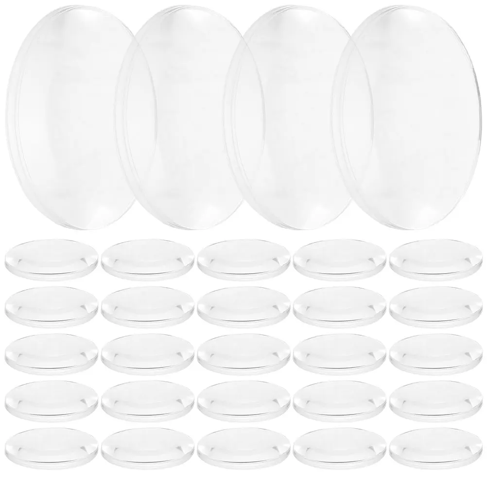 

50pcs Double Convex Lens Transparent Optical Lens Kit For Physics Teaching Laboratory Experiment Tools Science Education