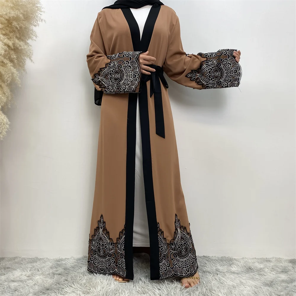 Modest Abaya Ramadan Dubai Robe Femme Musulmane Turkey Kaftan Islamic Clothing Muslim For Women Kimono Caftan Marocain Cardigan