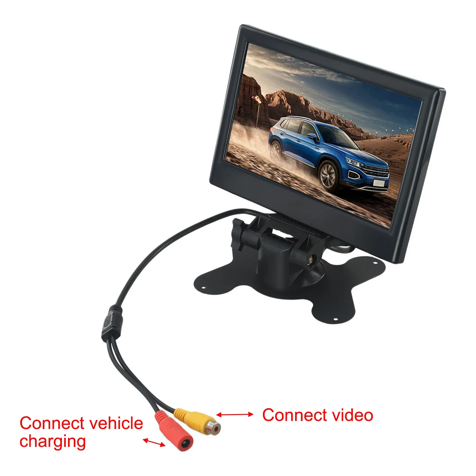 Monitor Reversing Reversing Display LED Pickups RV Backup Camera Kit Color TFT LCD Display Reversing Camera Tractor