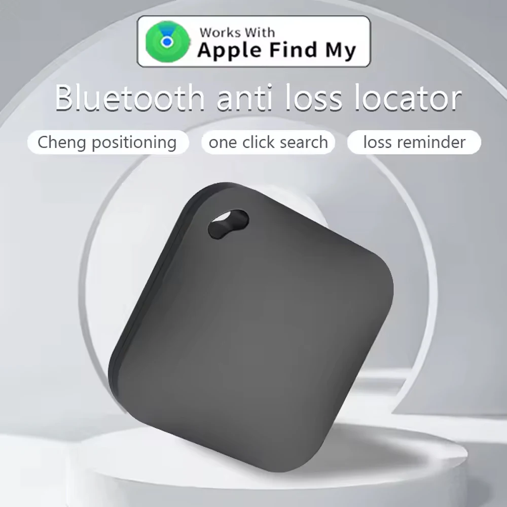GPS Smart Tracker Tag Honk Alarm Tracker Dog Cat Locator with Rope Bluetooth Anti-Lost Device Work for Apple IPhone Find My