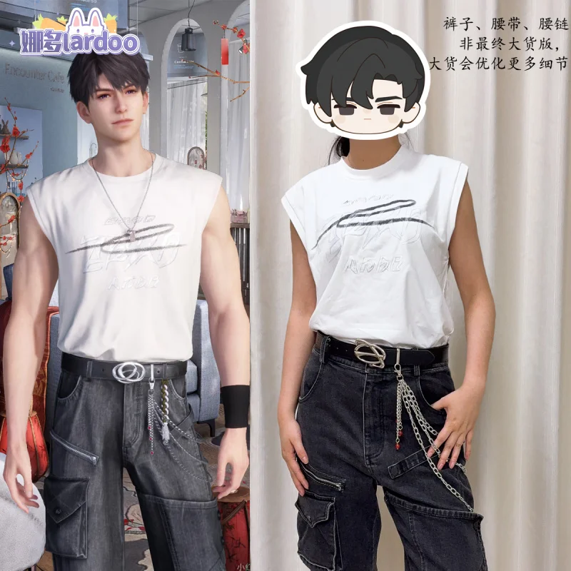 

Love and Deepspace Caleb Cosplay Costume Uniform Halloween Carnival Party Christmas Play Role Clothes Clothing