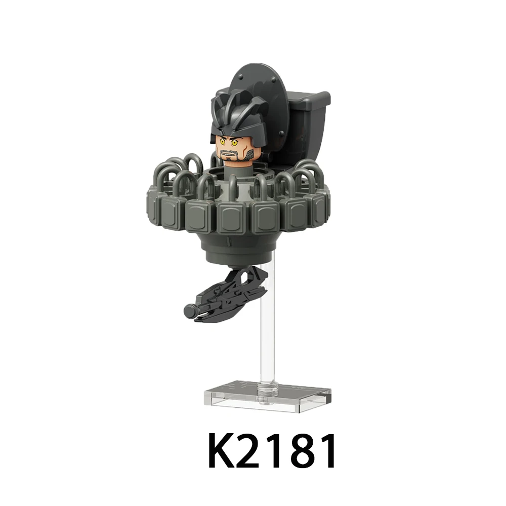 KDL825 Building Blocks SKIBIDI G-toilet Titan Clock TV Camera Speaker Scientist Plunger Man Figures Bricks Doll Toys