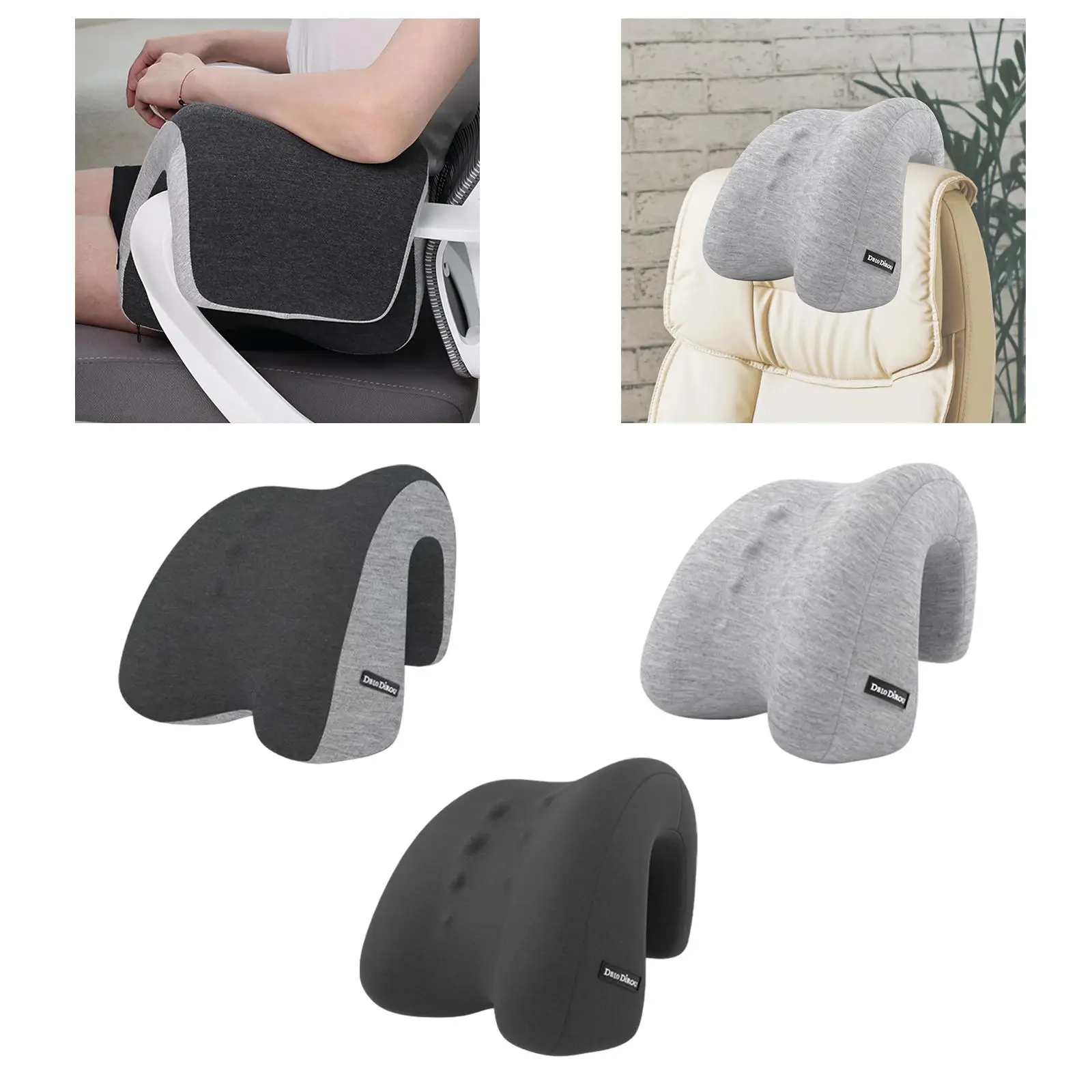 椅子用の通気性ヘッドレスト枕,ネックサポートクッション,メモリーフォーム,旅行,オフィス,家庭,多用途のアクセサリー
