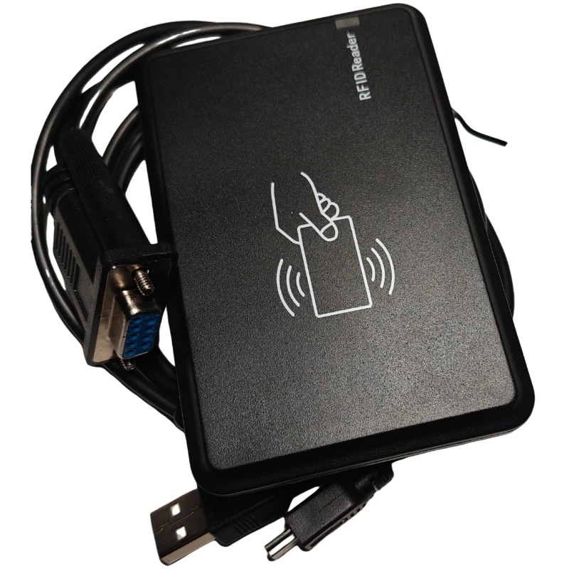 13.56MHz RFID Card Reader Writer ISO14443A B ISO15693 RS232 DB9 ใช้งานร่วมกับชิป Felica iCode