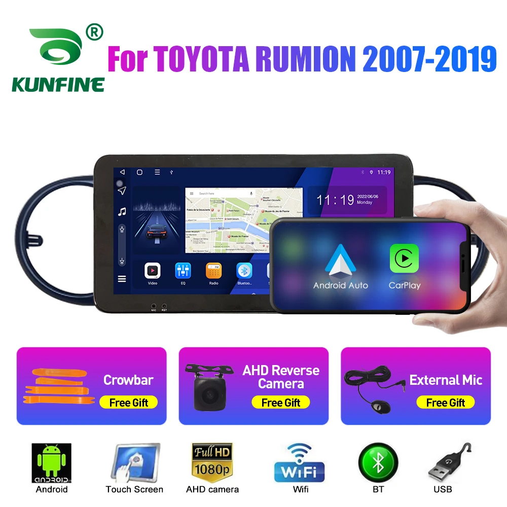 

Автомобильный радиоприемник 10,33 дюйма для TOYOTA RUMION 2007-2019 2Din Android Восьмиядерный автомобильный стерео DVD GPS-навигатор плеер QLED экран Carplay