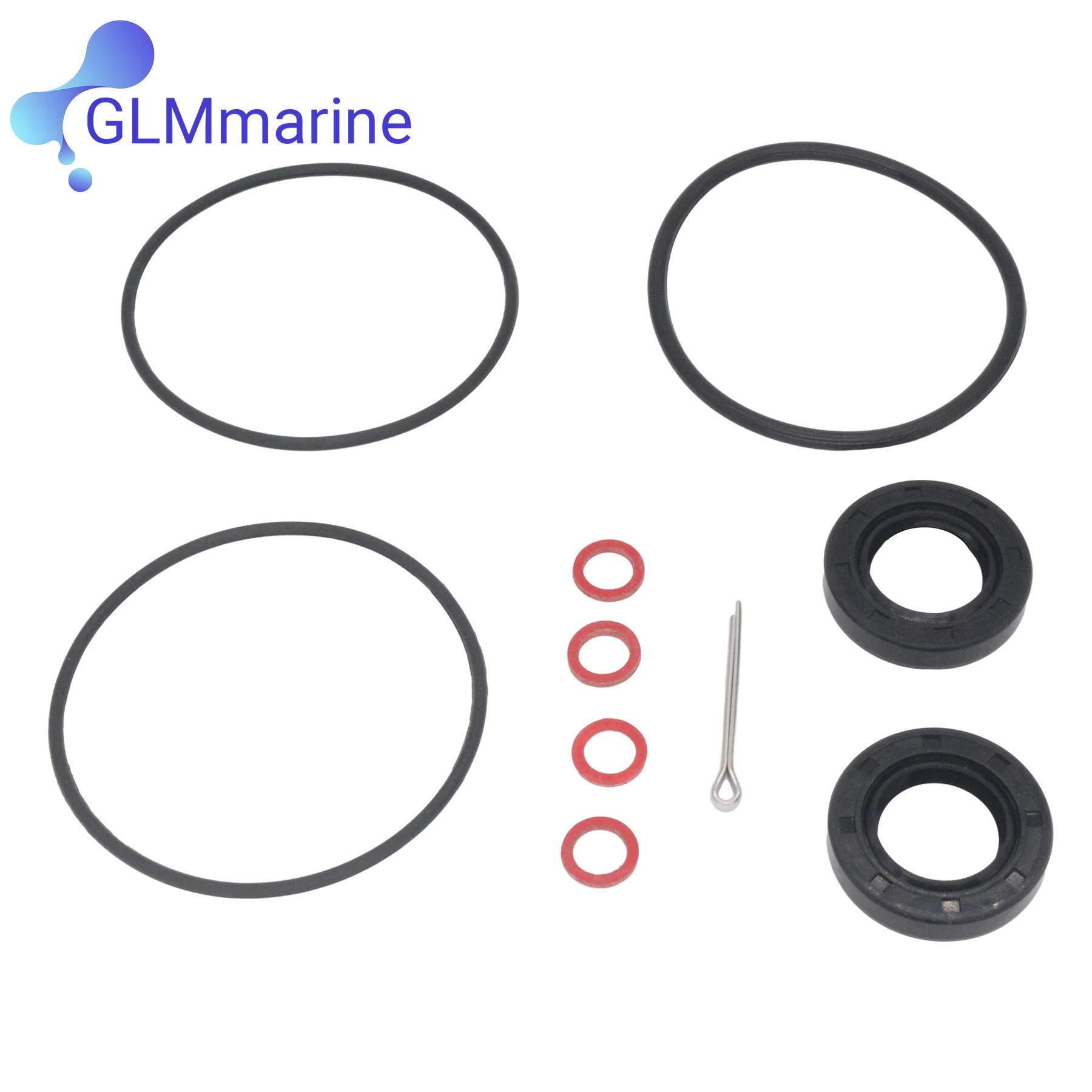 Lower Unit Seal Kit with Prop Shaft Oil Seal for Yamaha 2/4 Stroke 20 25 30HP Outboard Motors Oil Seal 93101-20M07 18-0554