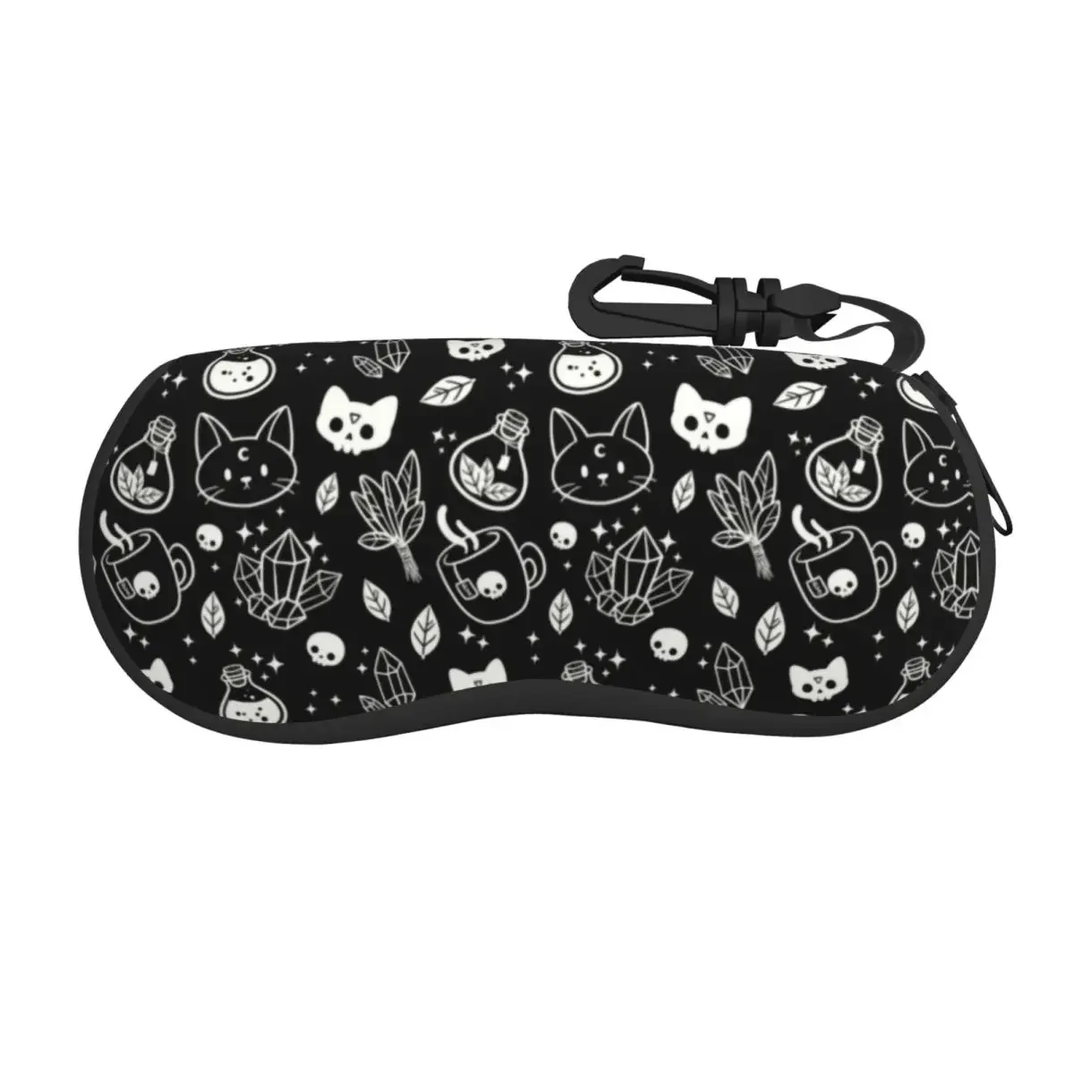 Custom Witch Glasses Case Stylish Halloween Cat Skull Shell Eyeglasses Case Sunglasses Box