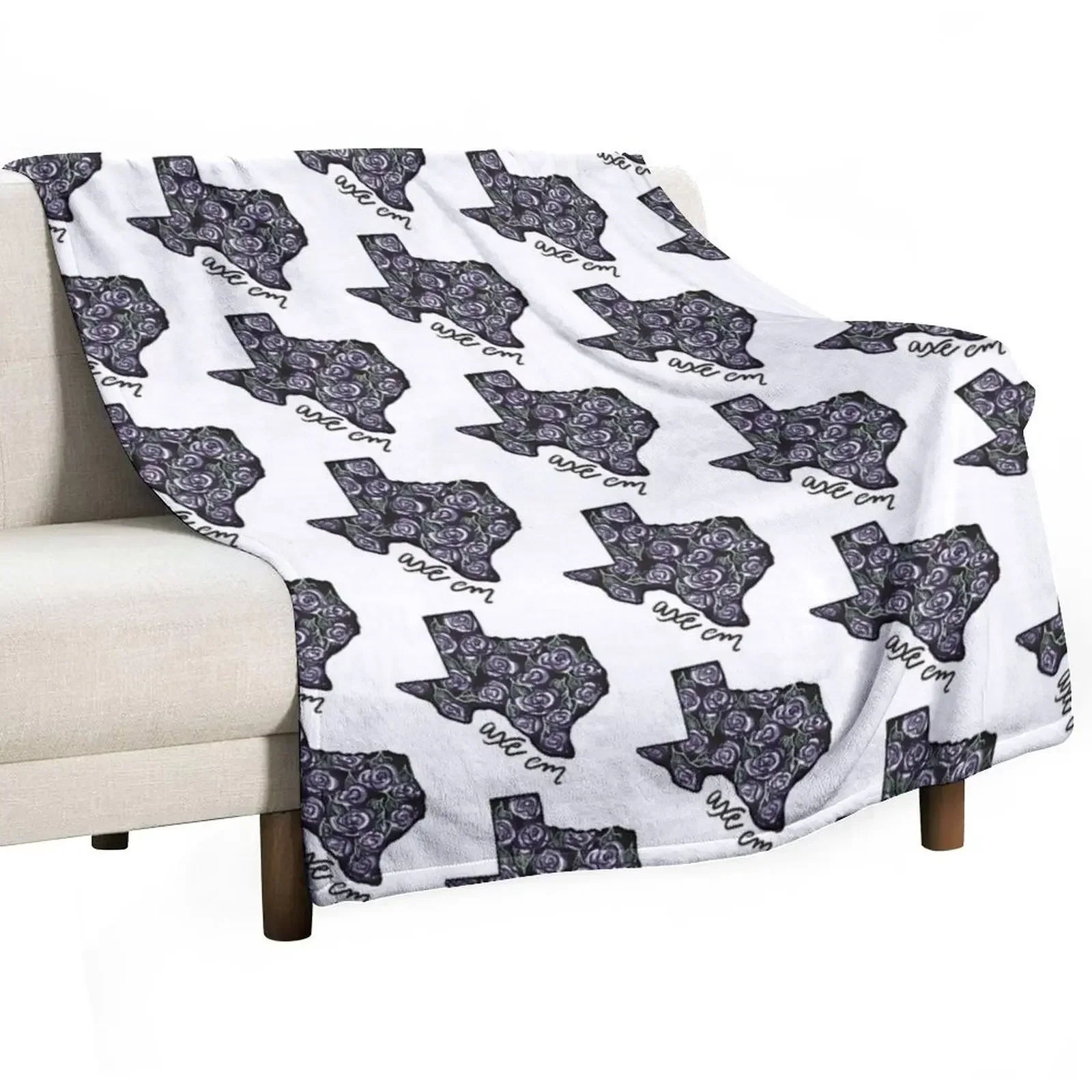 Axe ‘Em Texas - Purple Throw Blanket warm for winter Blankets For Baby warm winter Blankets