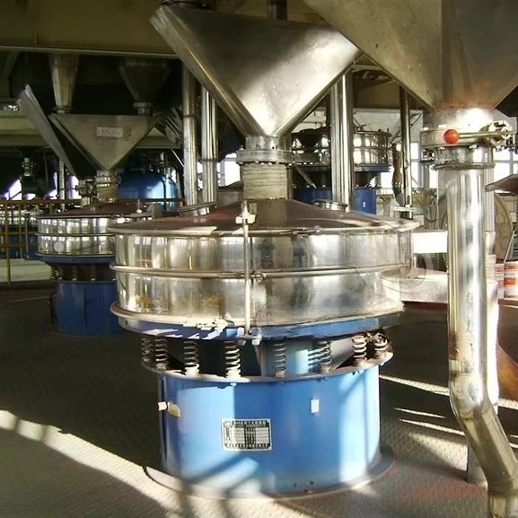 2025 Hot Selling Powder Granule Separation Equipment Electric Flour Sifter Machine Round Vibrating Screen Sieve with CE