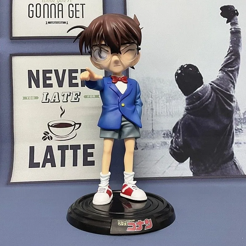 32cm detektyw Conan figurka Anime Conan Edogawa /kudou Shinichi Pvc kolekcja figurek lalka Model zabawki fajne prezenty