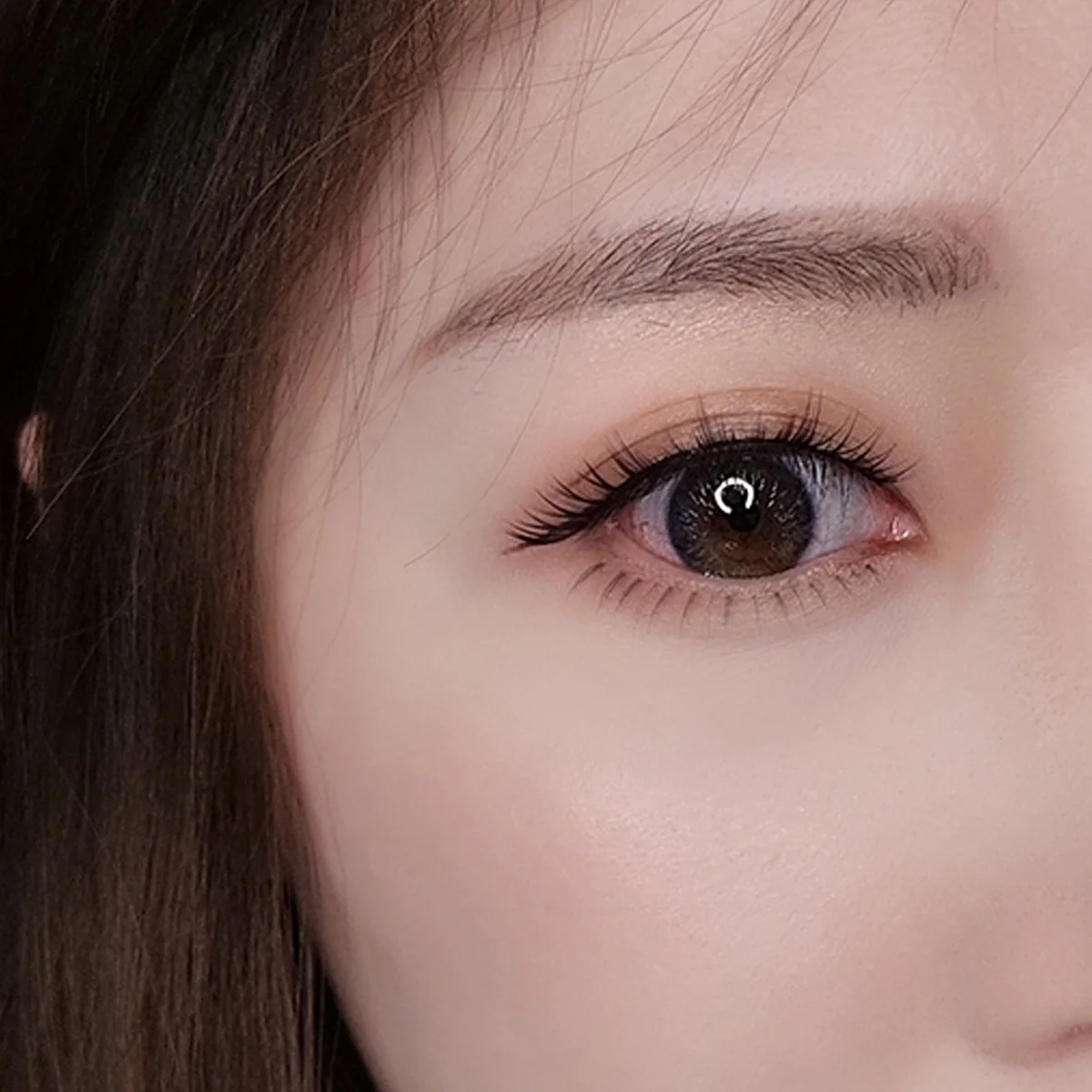 ขนตาปลอมแบบด้ายฝ้าย 60 คู่ ทำมือ ยาว หนา ดูเป็นธรรมชาติ สวมใส่สบาย ลอกออกง่าย อุปกรณ์แต่งหน้า