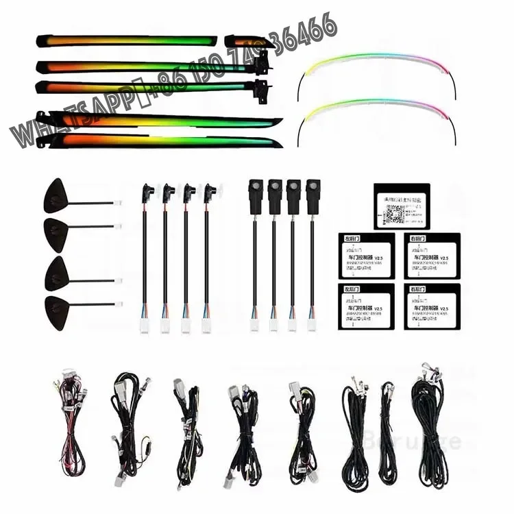 

Upgrade 256 Colors Dynamic Lighting Symphony LED Car Interior Ambient Light Compatible Lexus ES 2018-2023 Atmosphere Accessories